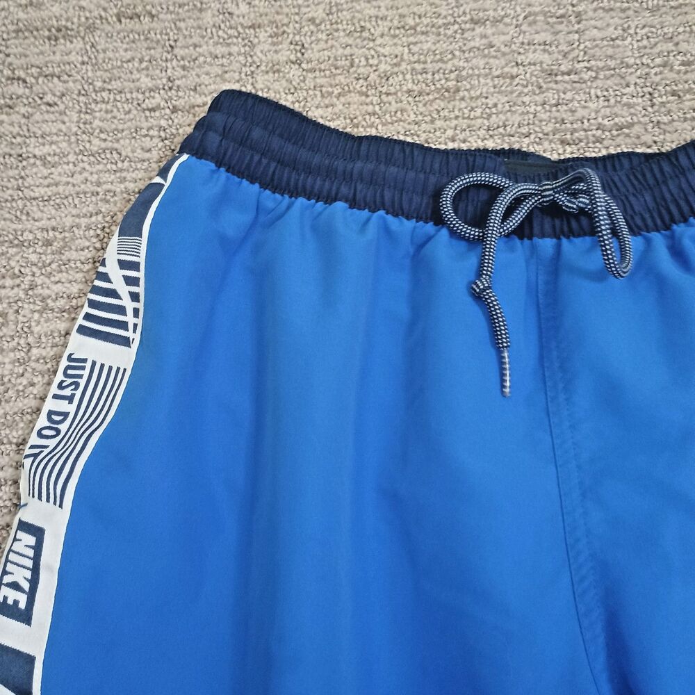 Nike Funfetti Board Shorts Mens Medium Blue, Mesh Line, Just Do It